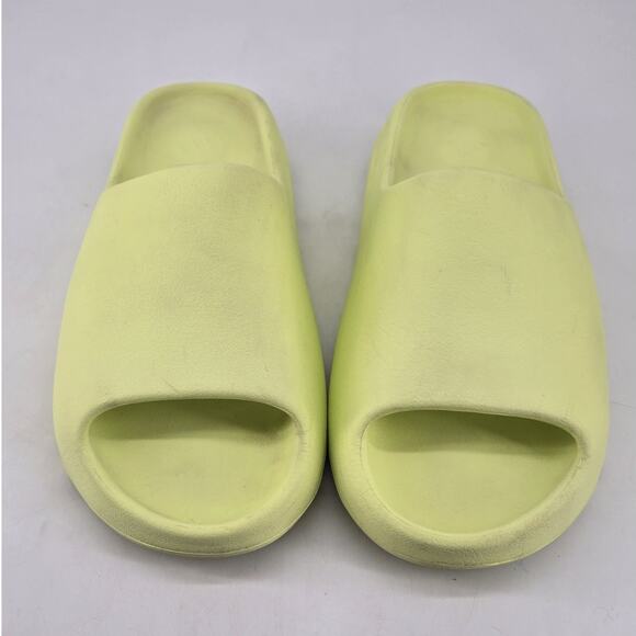 Adidas Yeezy YZY Slide Sandal Glow Green HQ6447 Mens Size 11 Comfort Cushion main image 6